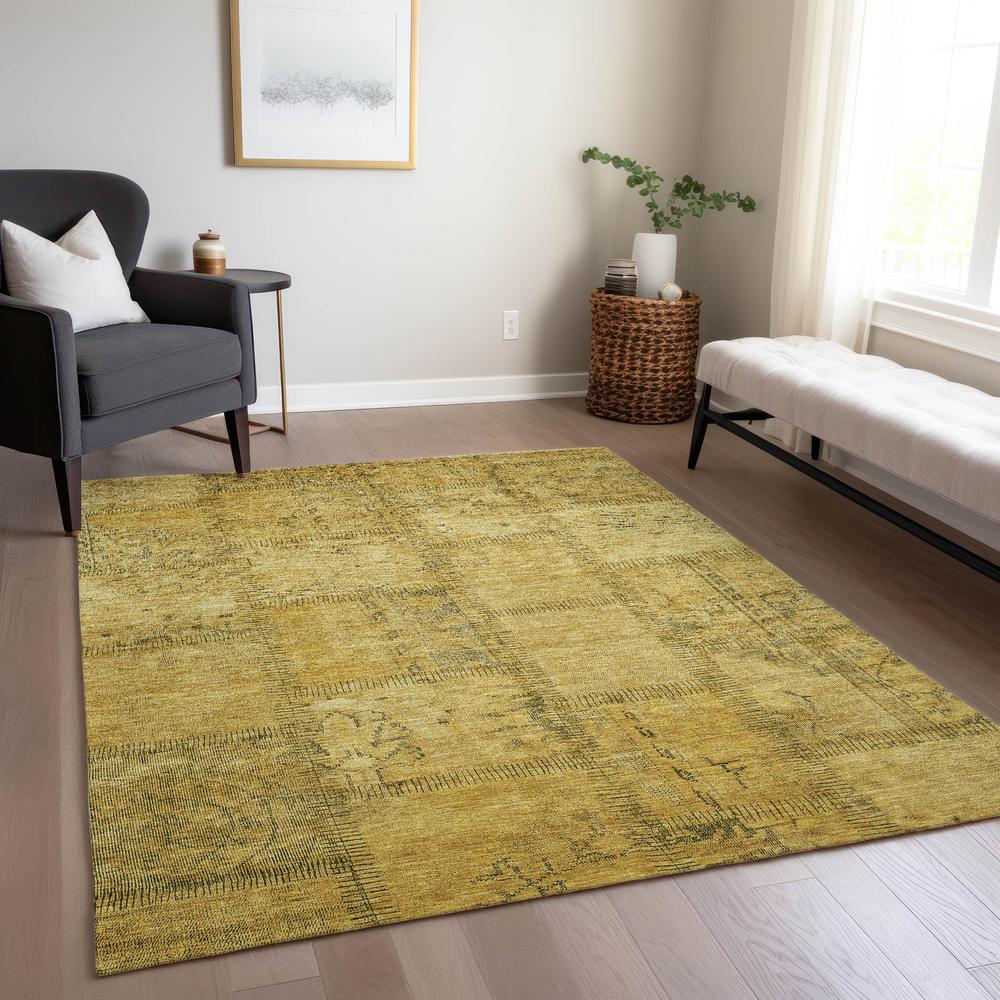 Chantille ACN685 Gold 3' x 5' Rug. Picture 7
