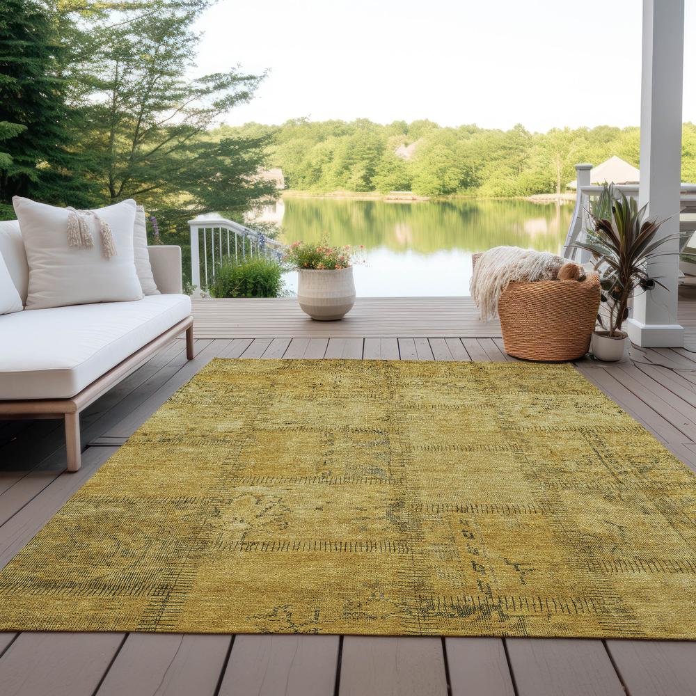 Chantille ACN685 Gold 3' x 5' Rug. Picture 9