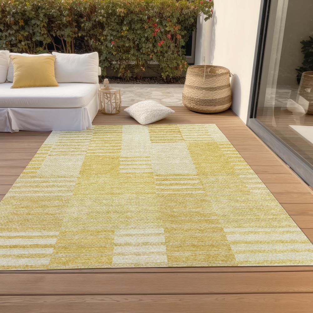 Chantille ACN686 Gold 3' x 5' Rug. Picture 8