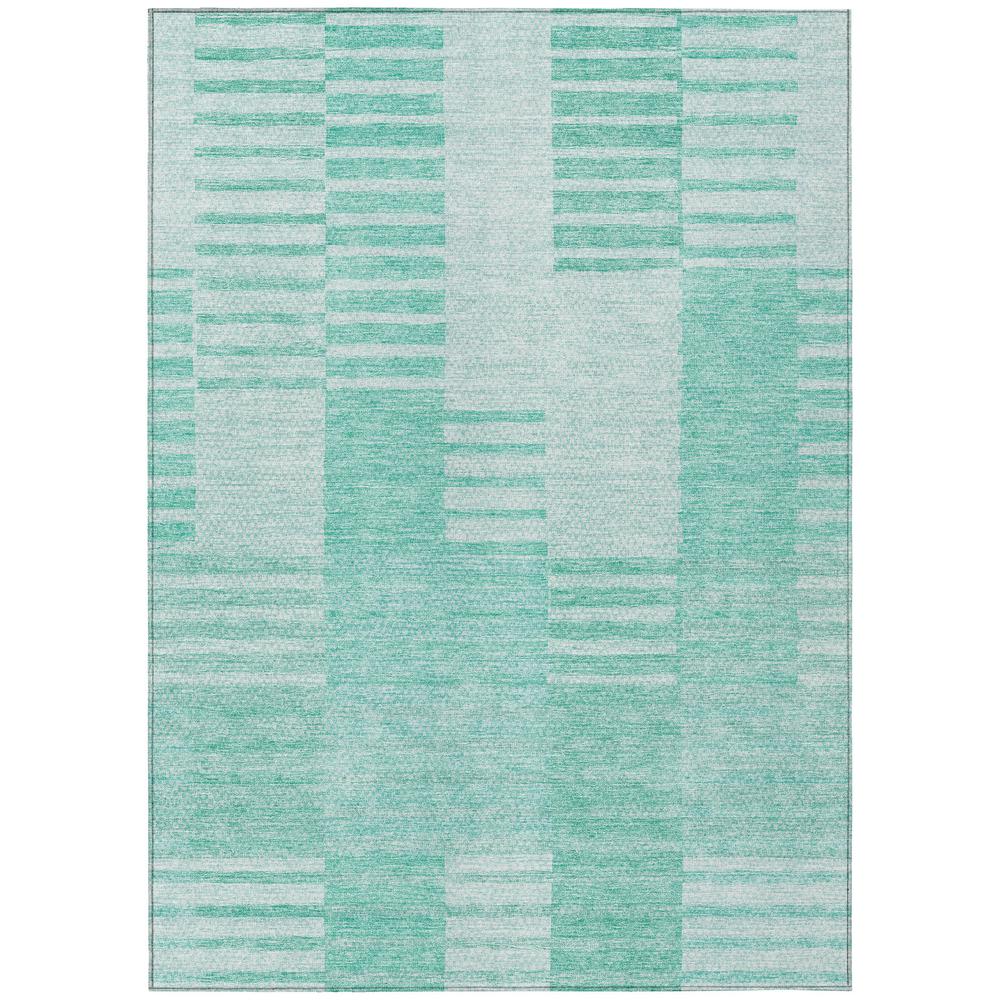 Chantille ACN686 Teal 3' x 5' Rug. Picture 1