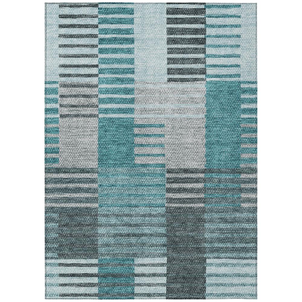 Chantille ACN687 Teal 3' x 5' Rug. Picture 1