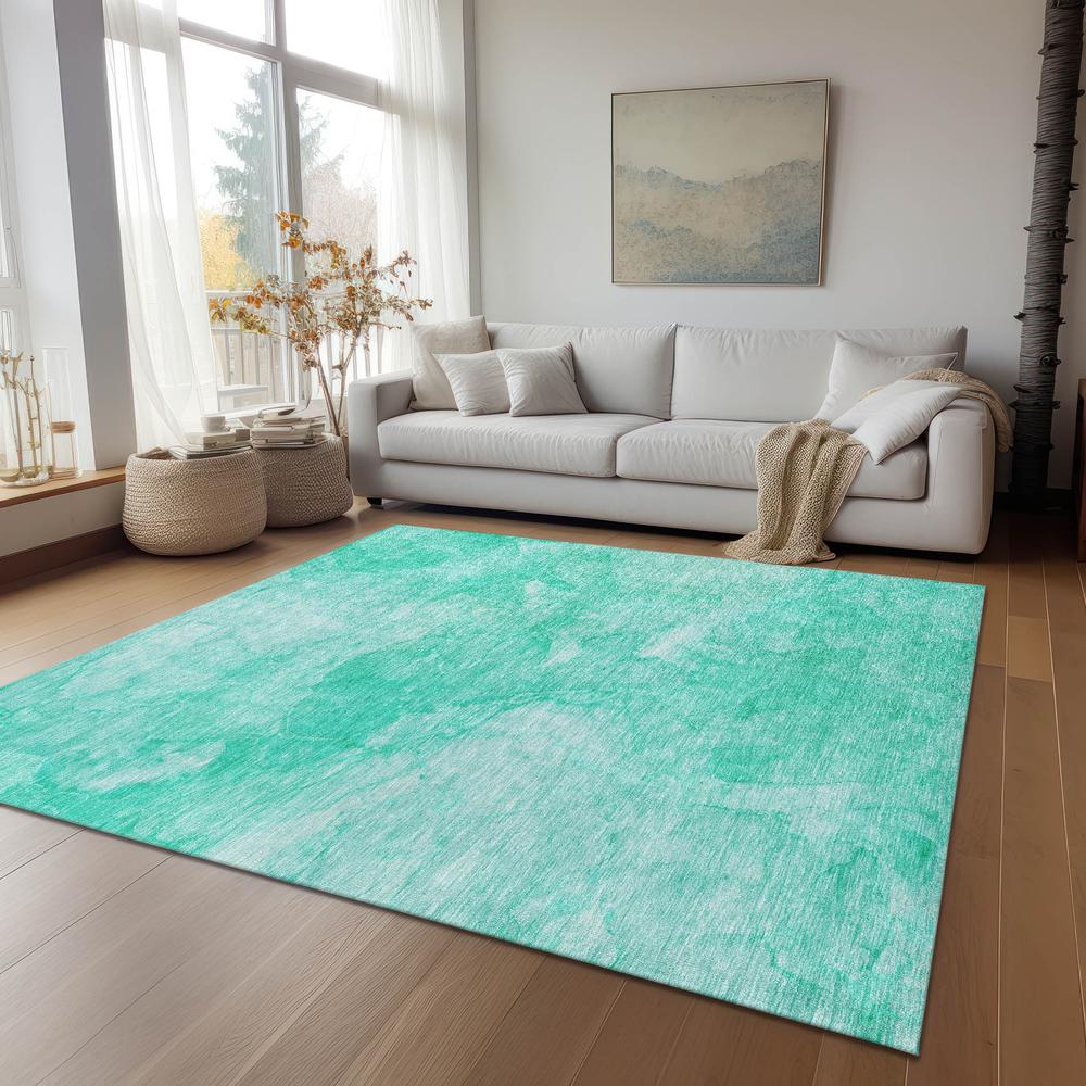 Chantille ACN688 Teal 3' x 5' Rug. Picture 8