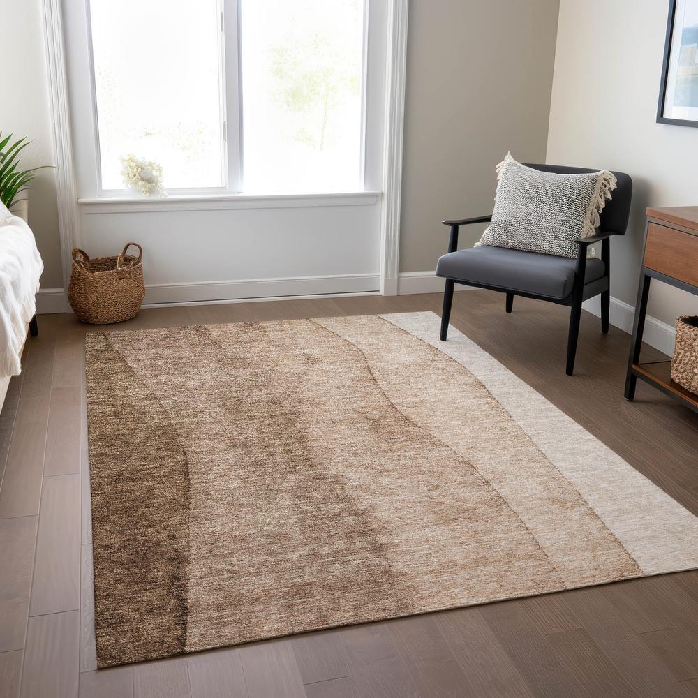 Chantille ACN690 Brown 3' x 5' Rug. Picture 6