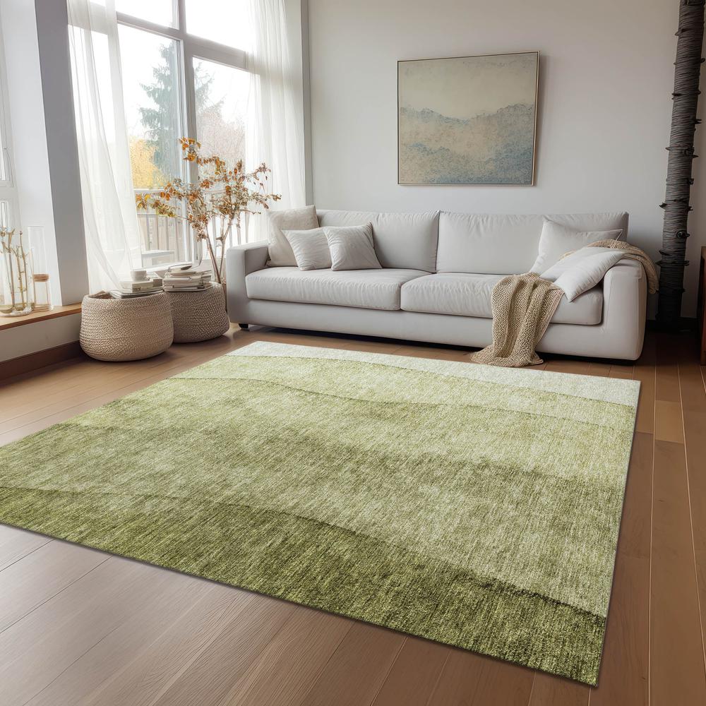 Chantille ACN690 Green 3' x 5' Rug. Picture 7