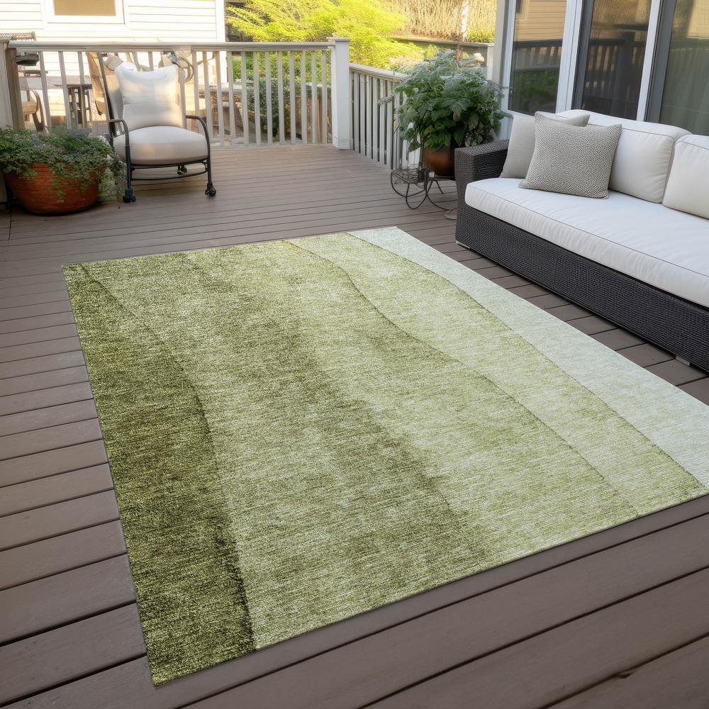 Chantille ACN690 Green 3' x 5' Rug. Picture 8
