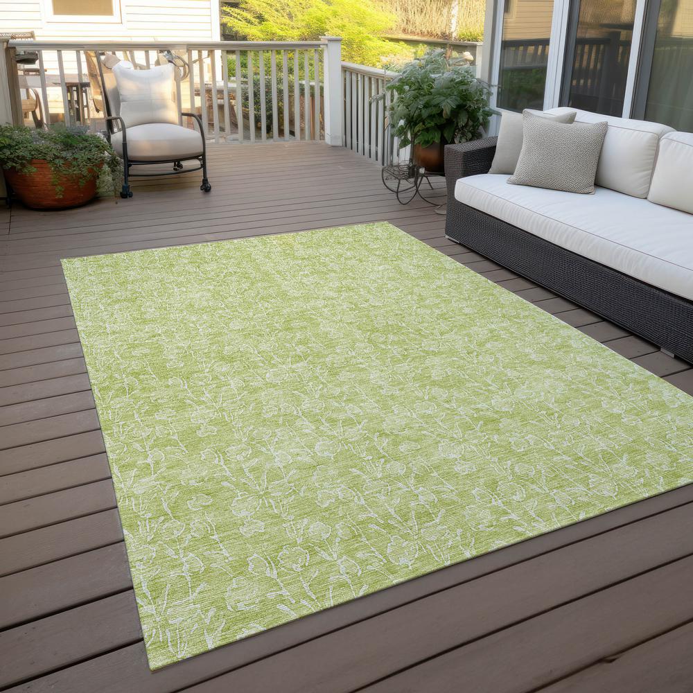 Chantille ACN691 Green 3' x 5' Rug. Picture 8
