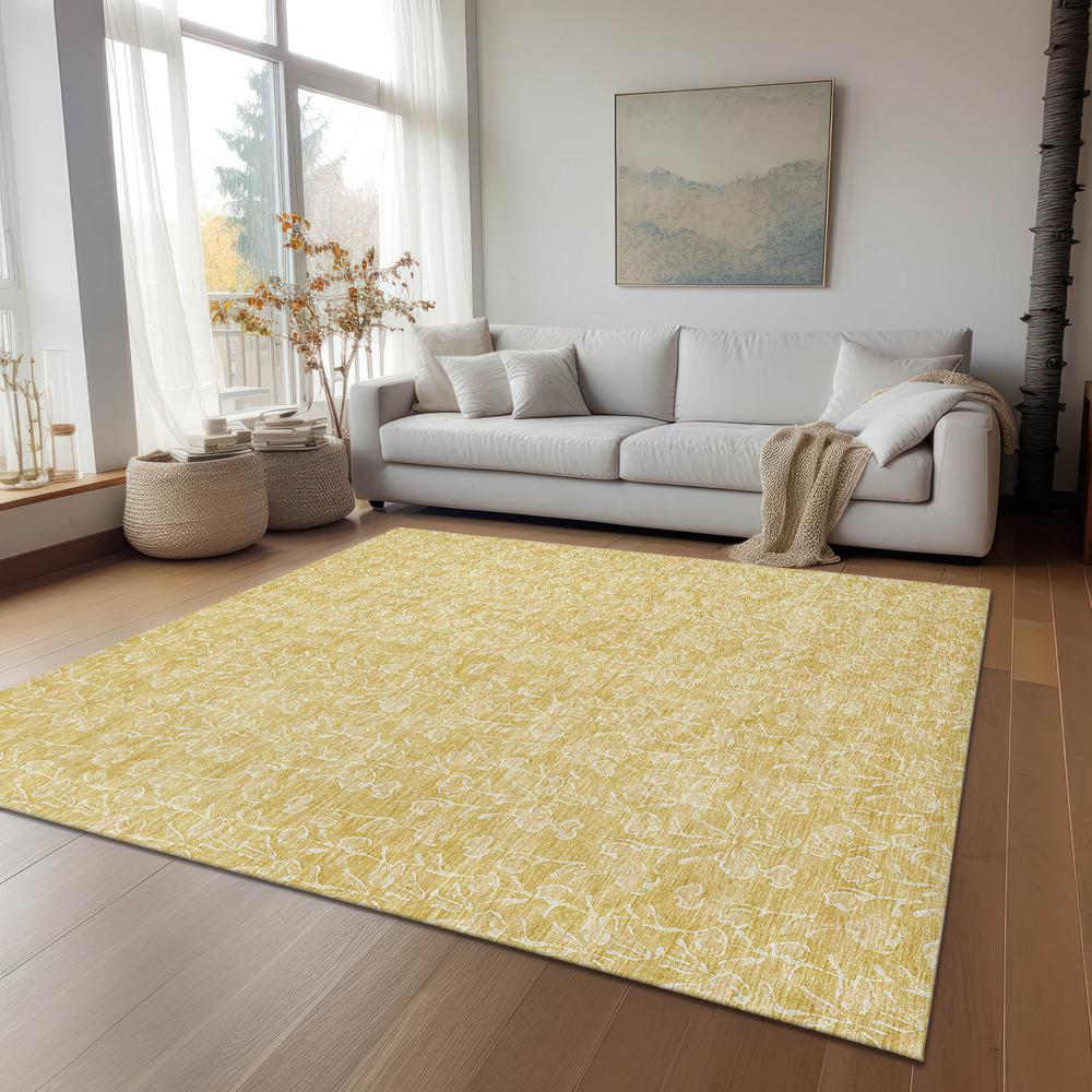 Chantille ACN691 Gold 3' x 5' Rug. Picture 7