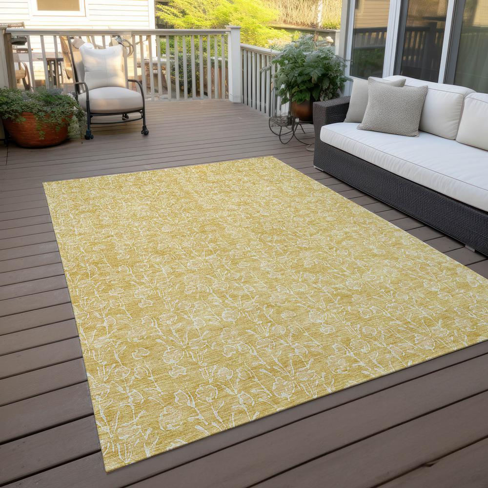 Chantille ACN691 Gold 3' x 5' Rug. Picture 8