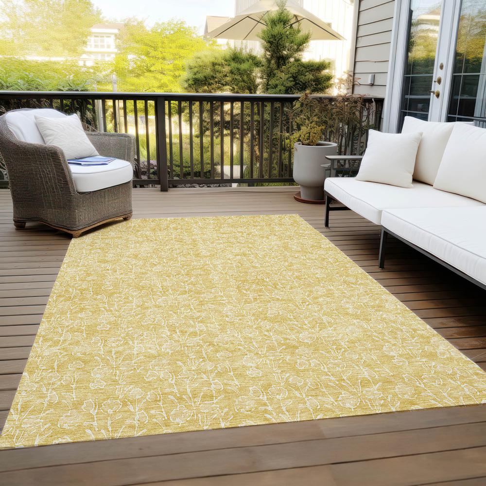Chantille ACN691 Gold 3' x 5' Rug. Picture 9