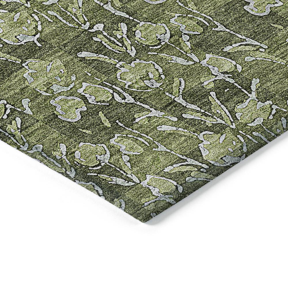 Chantille ACN692 Green 2'3" x 7'6" Rug. Picture 3
