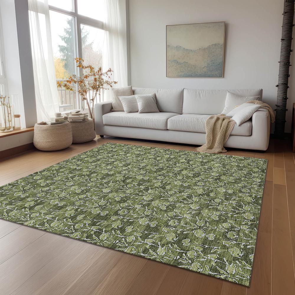 Chantille ACN692 Green 3' x 5' Rug. Picture 7