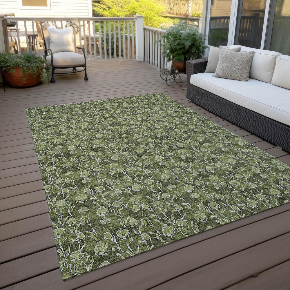Chantille ACN692 Green 3' x 5' Rug. Picture 8