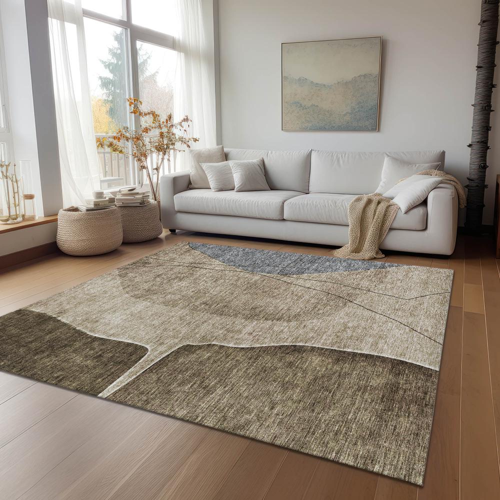 Chantille ACN696 Brown 3' x 5' Rug. Picture 7