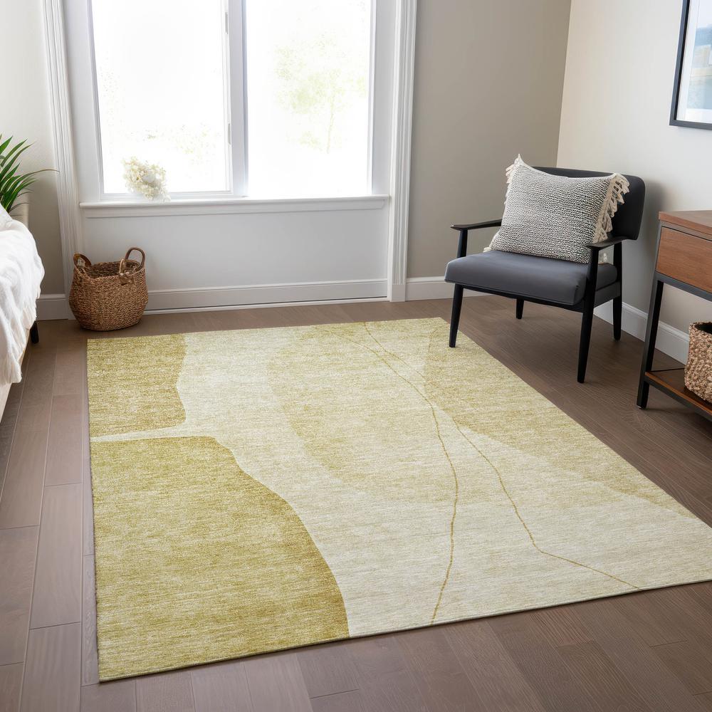 Chantille ACN696 Gold 3' x 5' Rug. Picture 6