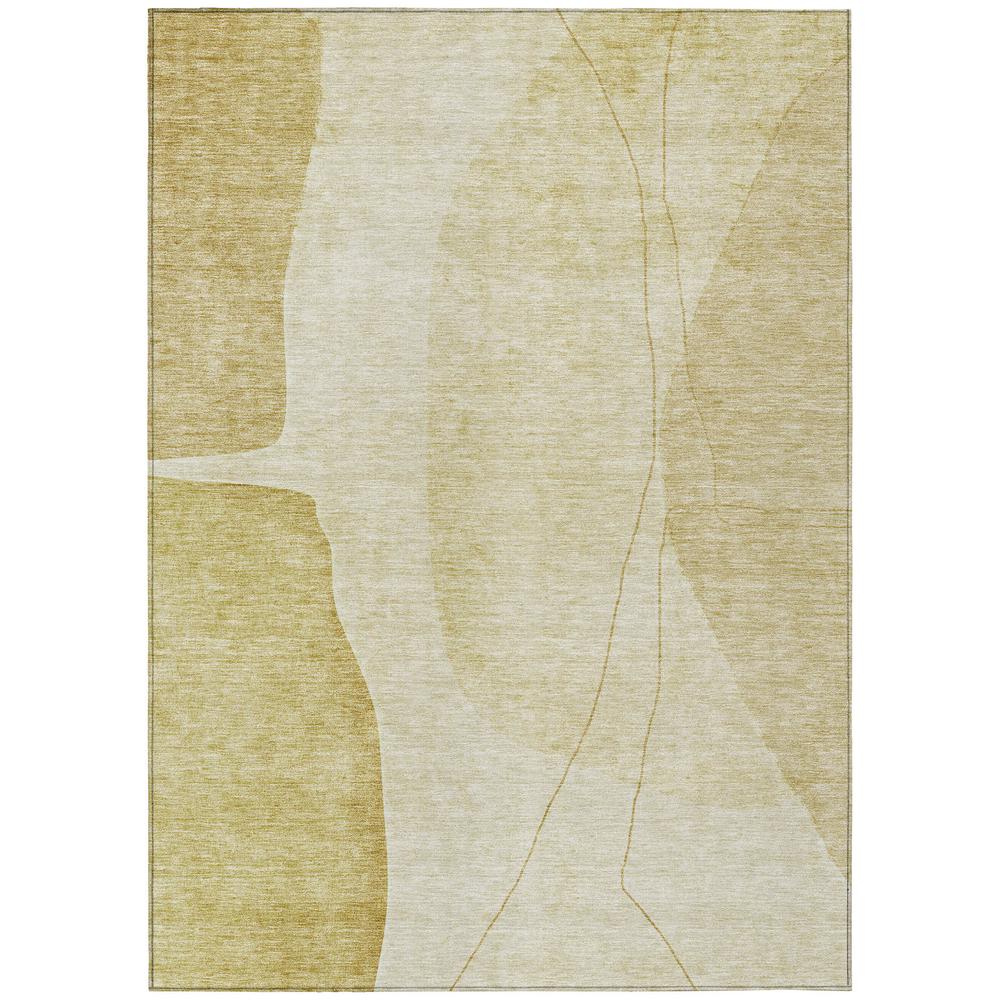 Chantille ACN696 Gold 3' x 5' Rug. Picture 1