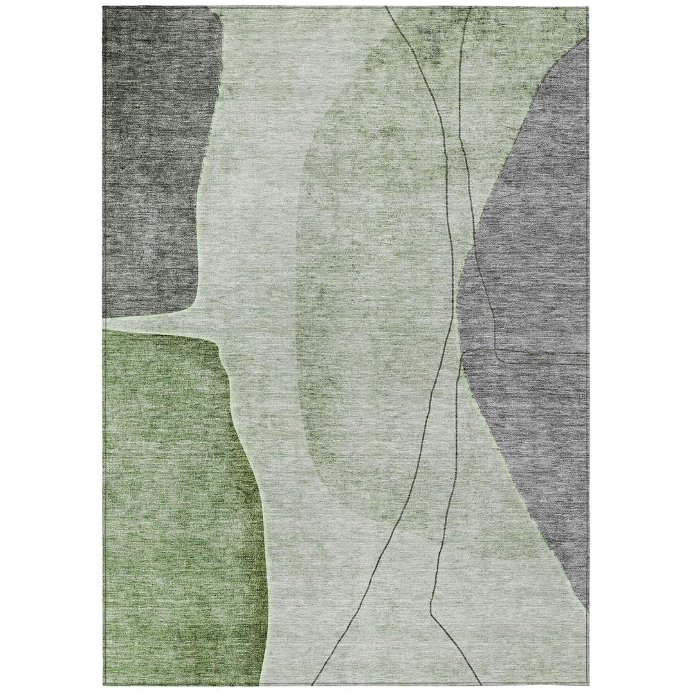 Chantille ACN696 Green 3' x 5' Rug. Picture 1