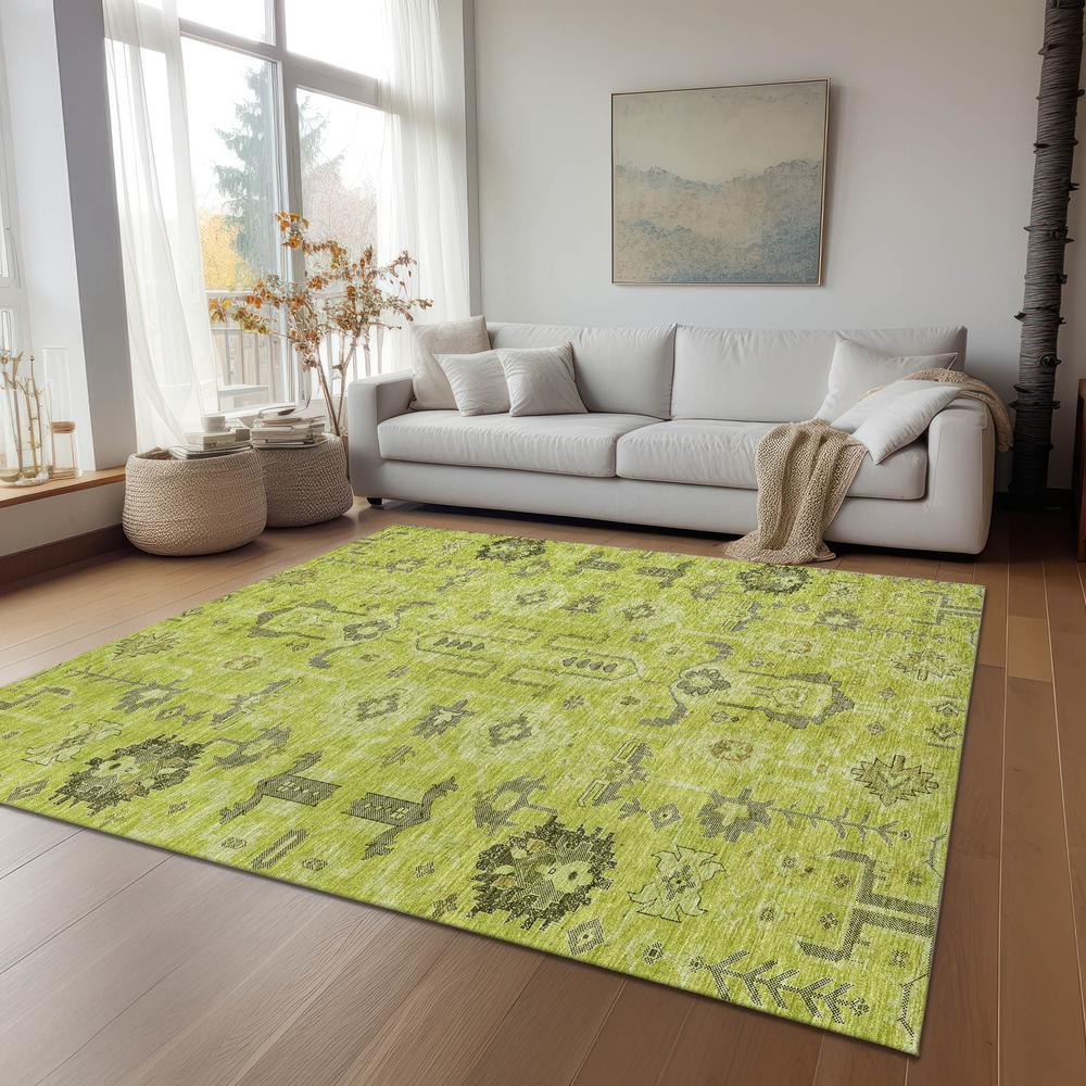 Chantille ACN697 Green 3' x 5' Rug. Picture 7