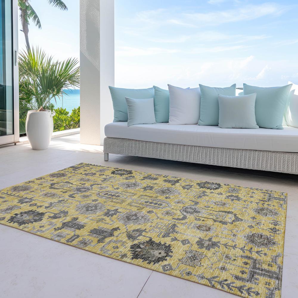 Chantille ACN697 Gold 3' x 5' Rug. Picture 9
