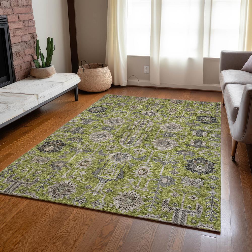 Chantille ACN697 Green 3' x 5' Rug. Picture 7