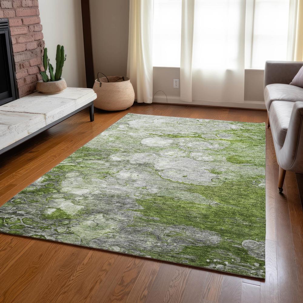 Chantille ACN698 Green 3' x 5' Rug. Picture 7