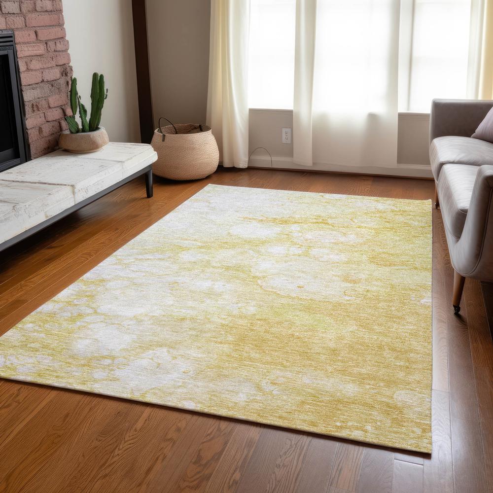 Chantille ACN699 Gold 3' x 5' Rug. Picture 7