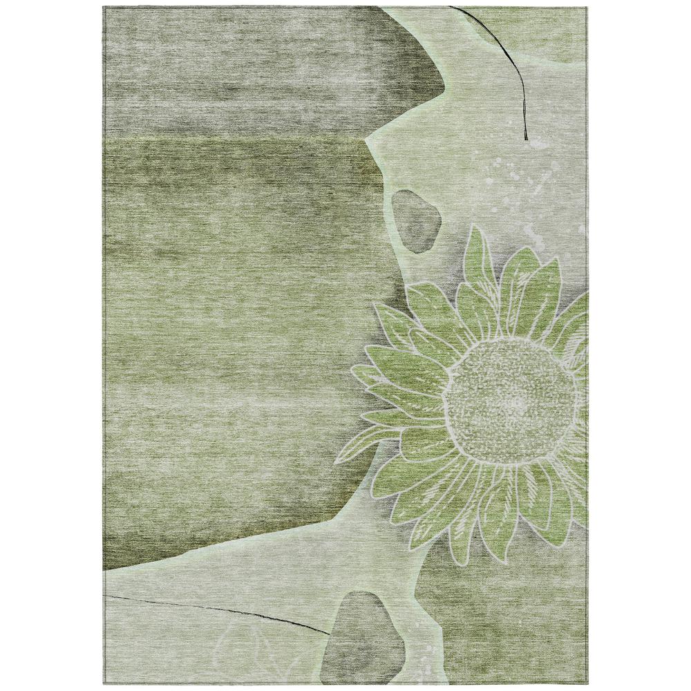 Chantille ACN700 Green 3' x 5' Rug. Picture 1