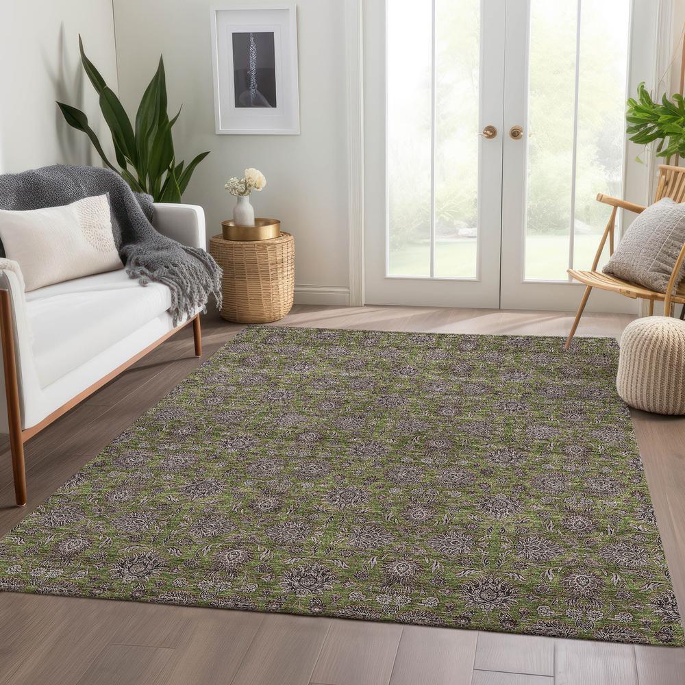 Chantille ACN702 Green 3' x 5' Rug. Picture 6