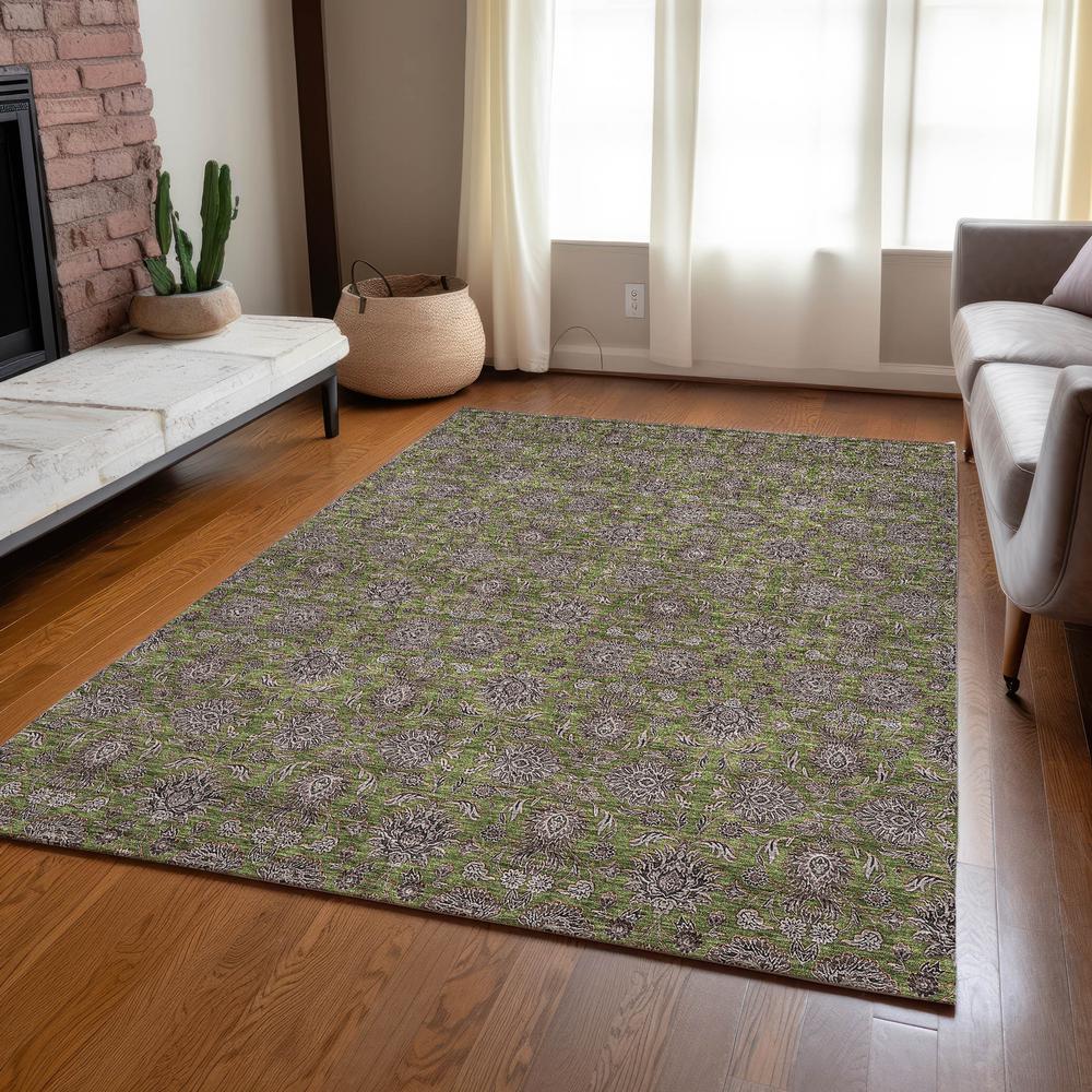 Chantille ACN702 Green 3' x 5' Rug. Picture 7