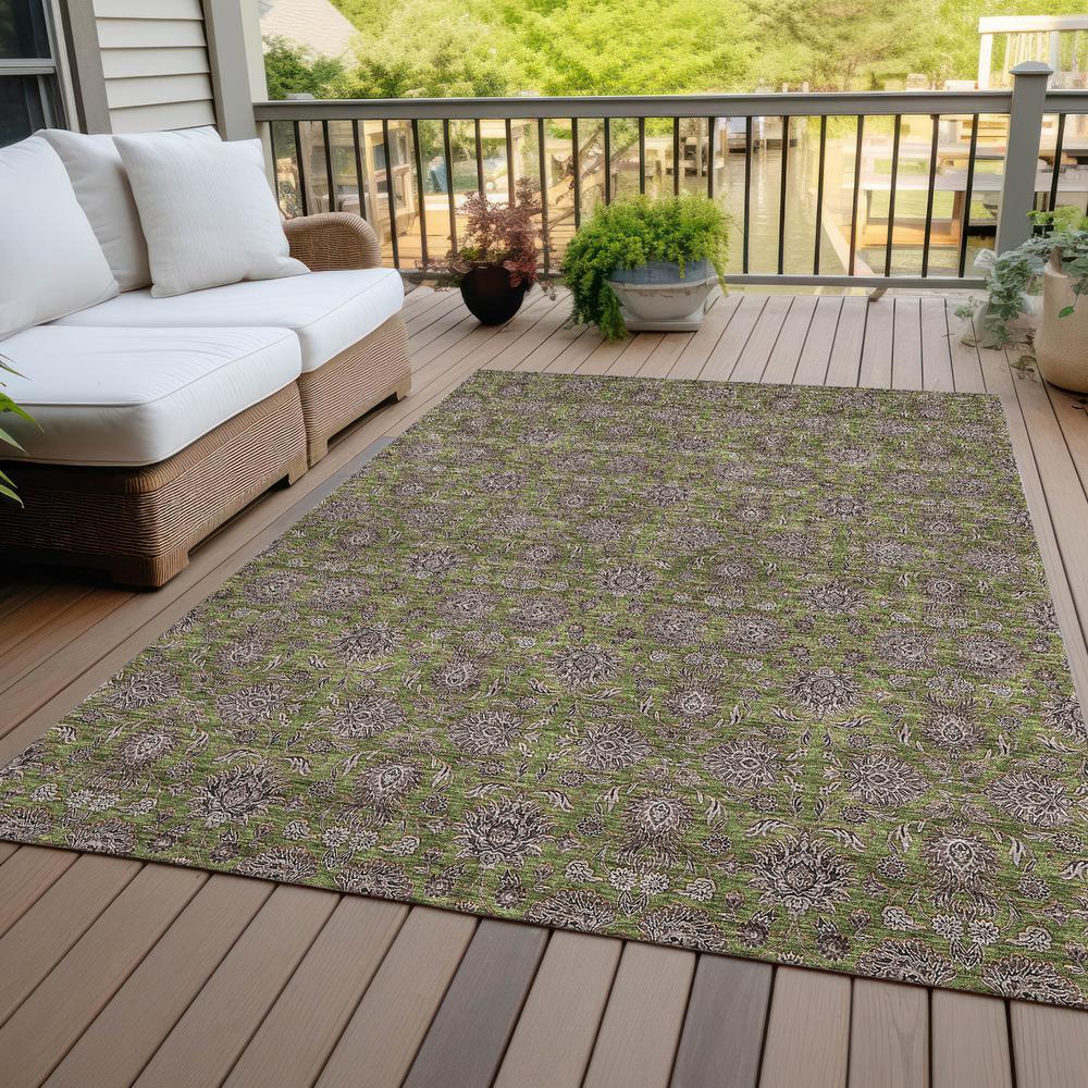 Chantille ACN702 Green 3' x 5' Rug. Picture 8