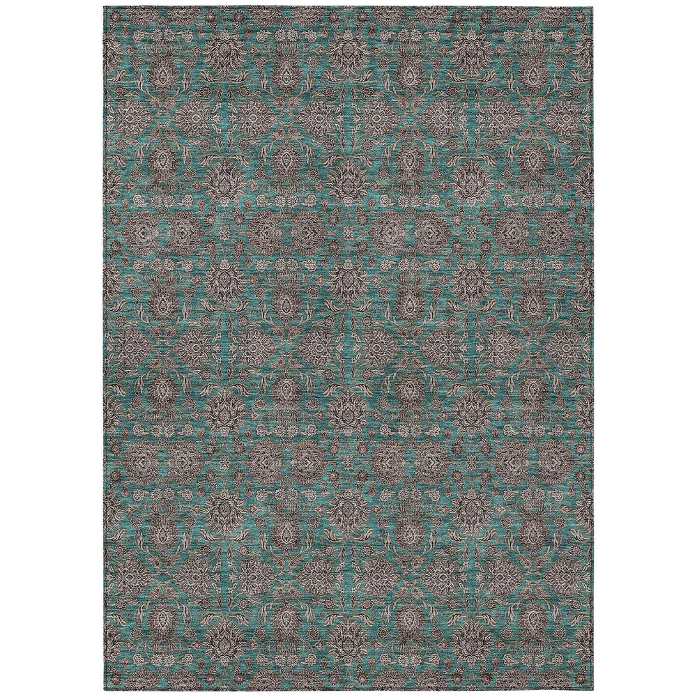 Chantille ACN702 Teal 3' x 5' Rug. Picture 1