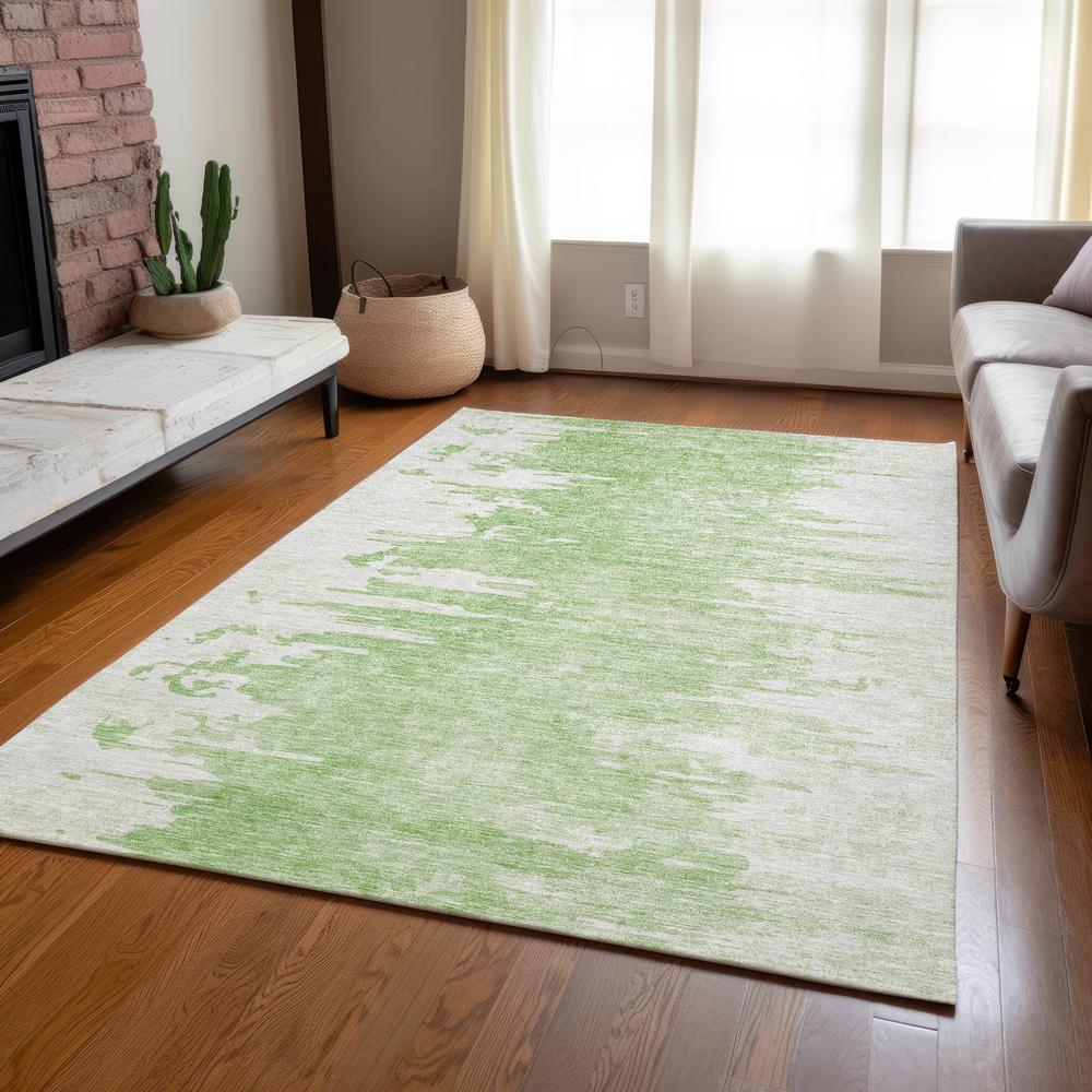Chantille ACN705 Green 3' x 5' Rug. Picture 7