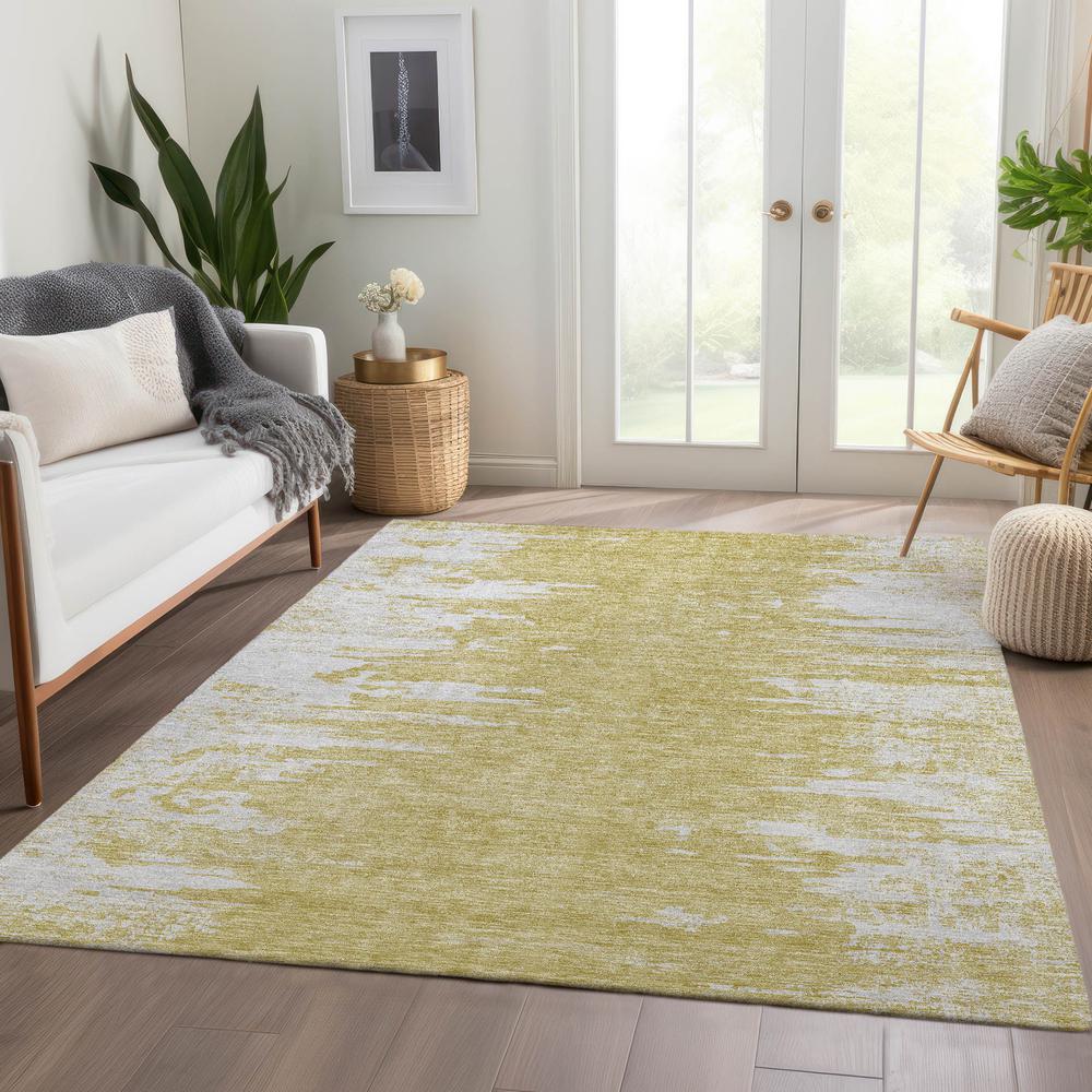 Chantille ACN705 Gold 3' x 5' Rug. Picture 6