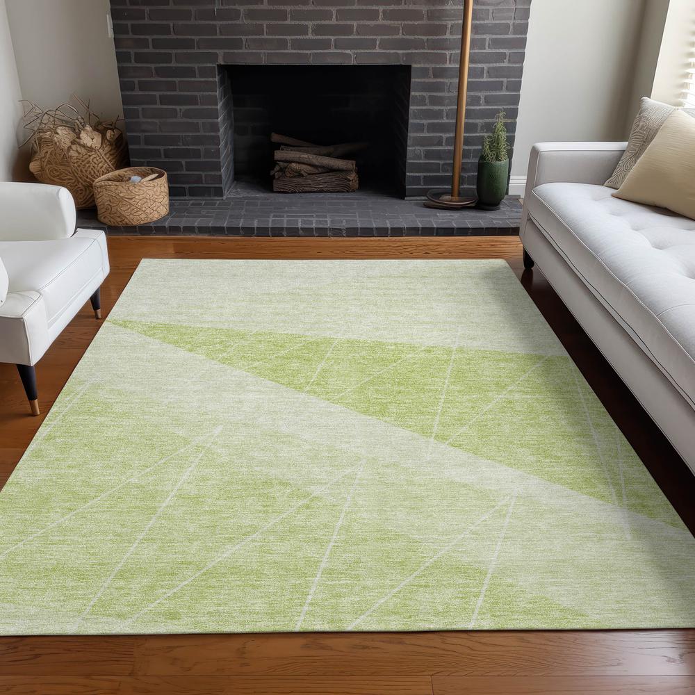 Chantille ACN706 Green 3' x 5' Rug. Picture 6