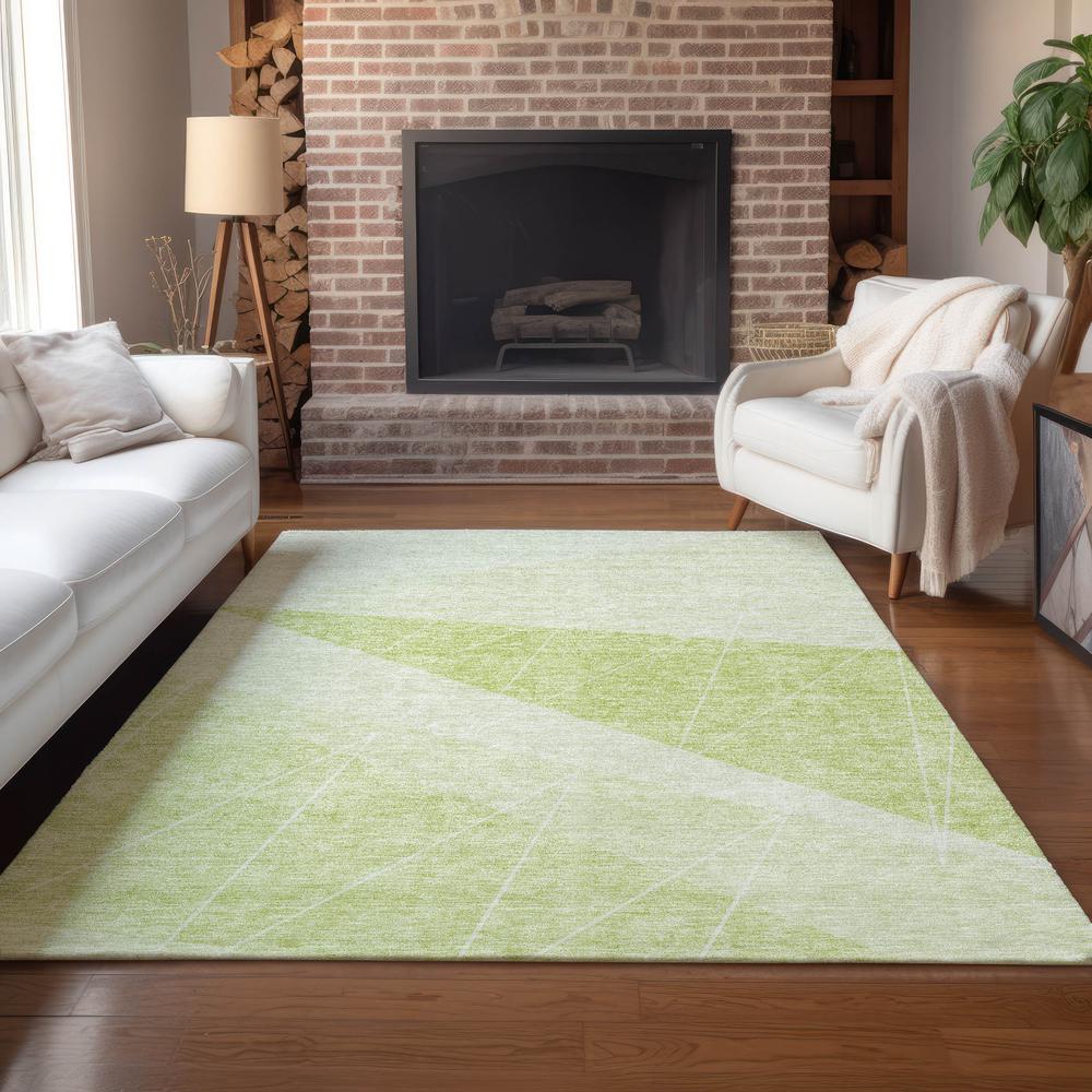 Chantille ACN706 Green 3' x 5' Rug. Picture 7