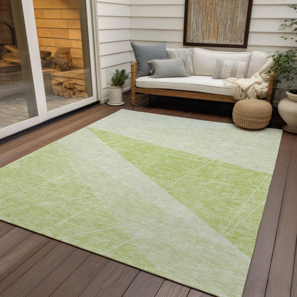 Chantille ACN706 Green 3' x 5' Rug. Picture 8