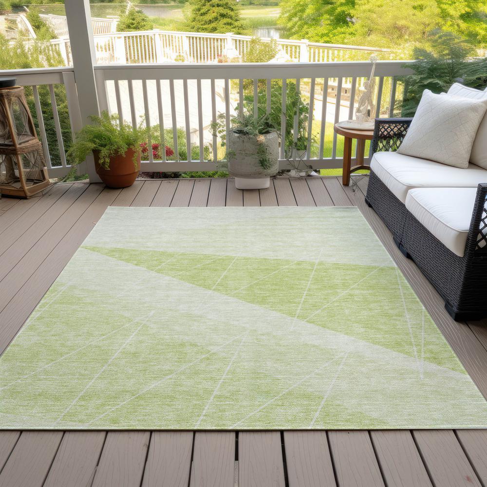 Chantille ACN706 Green 3' x 5' Rug. Picture 9