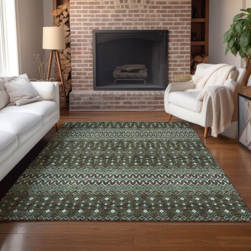 Chantille ACN708 Brown 3' x 5' Rug. Picture 7