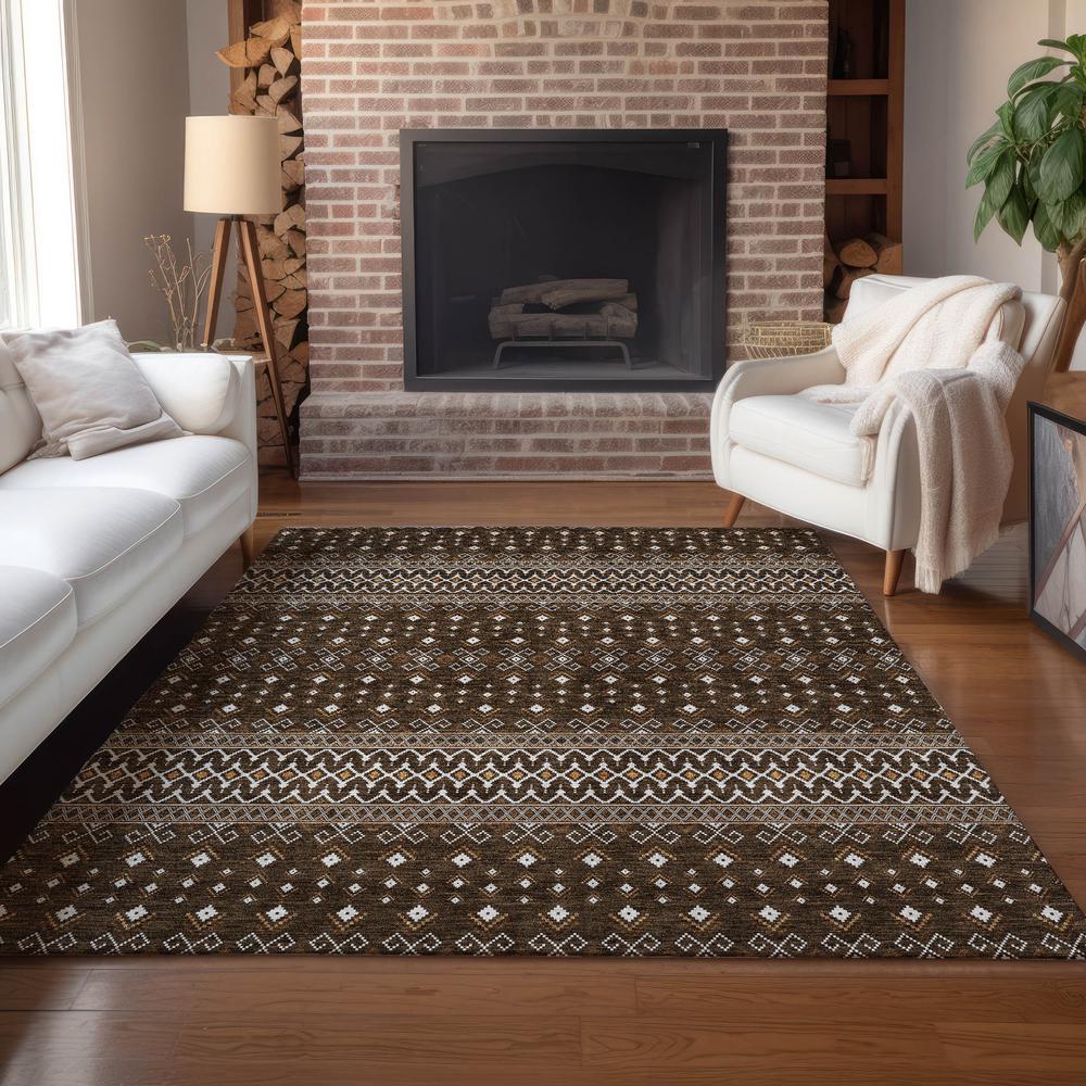 Chantille ACN708 Brown 3' x 5' Rug. Picture 7