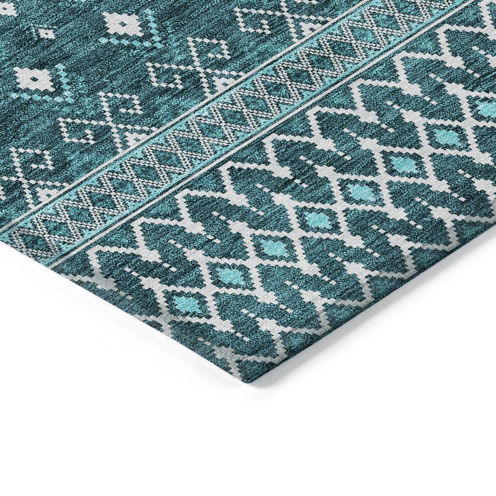 Chantille ACN708 Teal 2'3" x 7'6" Rug. Picture 3