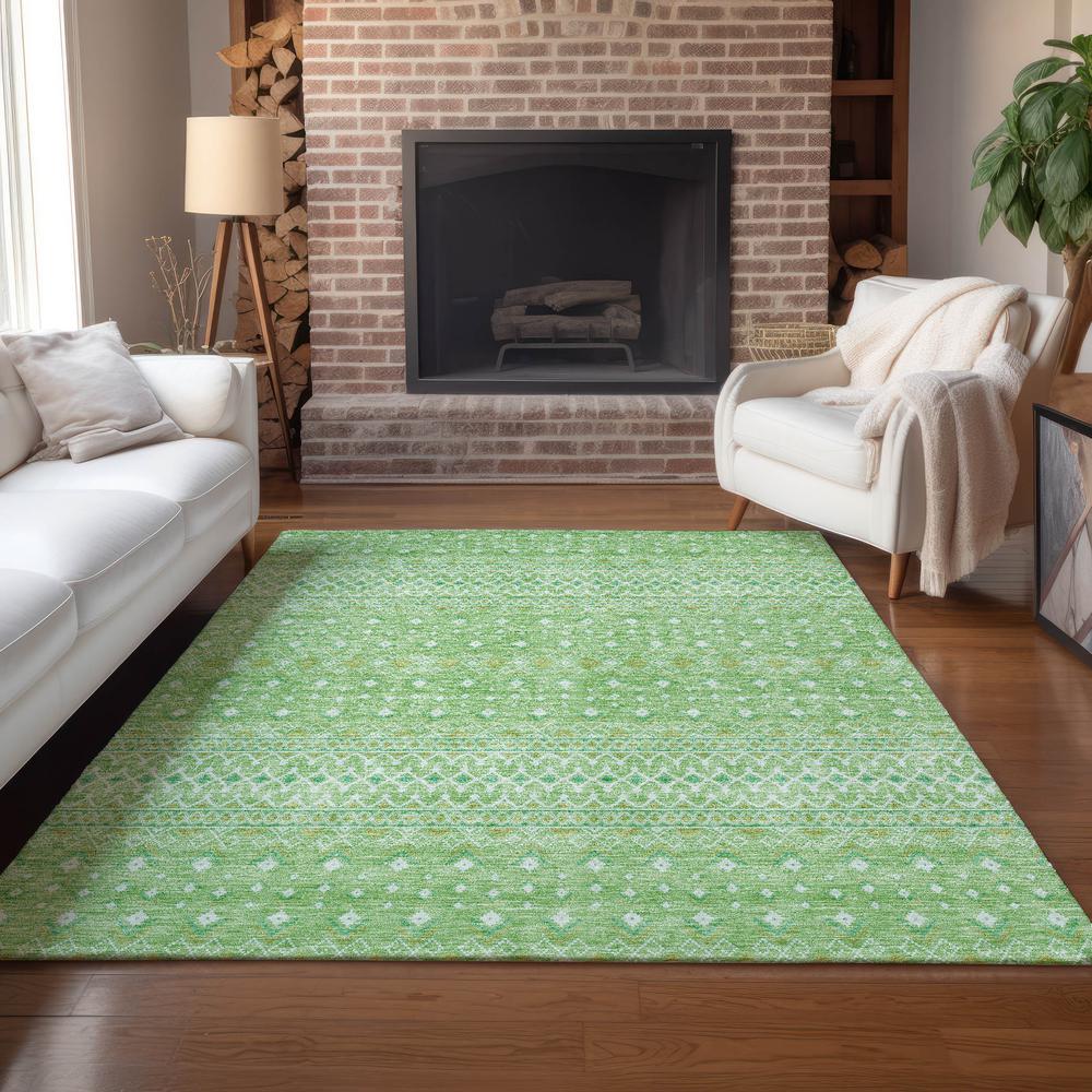 Chantille ACN709 Green 3' x 5' Rug. Picture 7