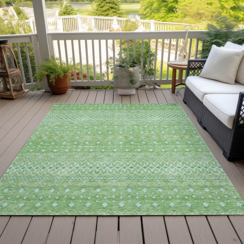 Chantille ACN709 Green 3' x 5' Rug. Picture 9