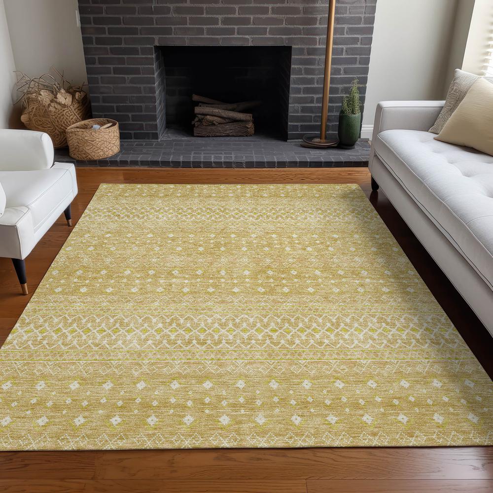 Chantille ACN709 Gold 3' x 5' Rug. Picture 6