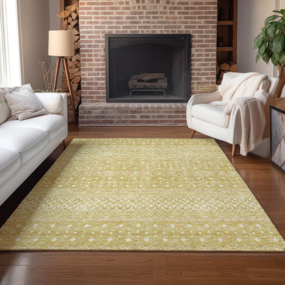 Chantille ACN709 Gold 3' x 5' Rug. Picture 7