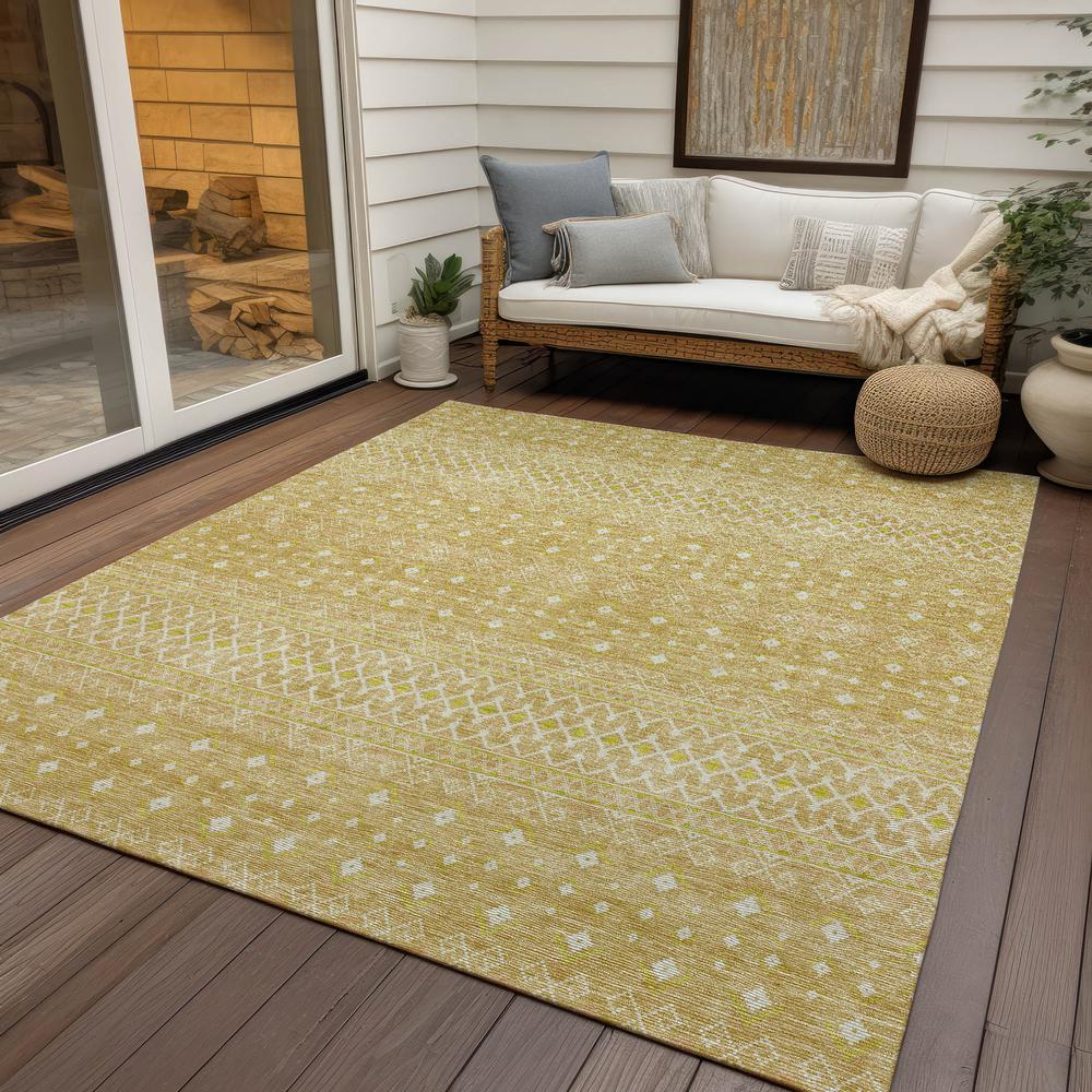 Chantille ACN709 Gold 3' x 5' Rug. Picture 8