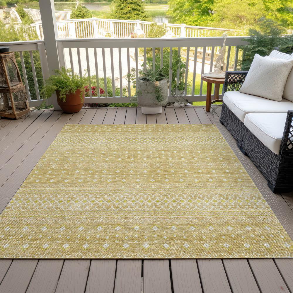 Chantille ACN709 Gold 3' x 5' Rug. Picture 9