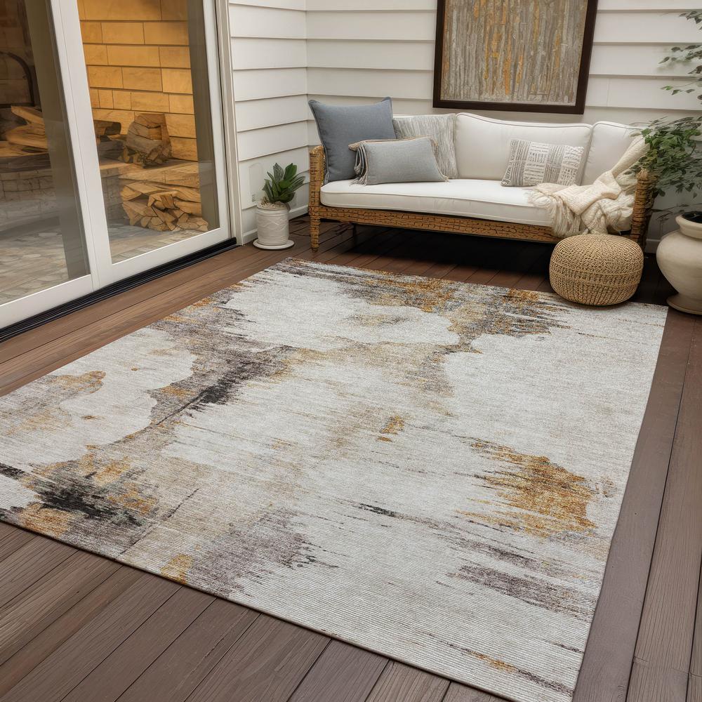 Chantille ACN710 Brown 3' x 5' Rug. Picture 8