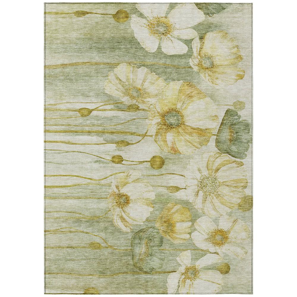 Chantille ACN712 Green 3' x 5' Rug. Picture 1