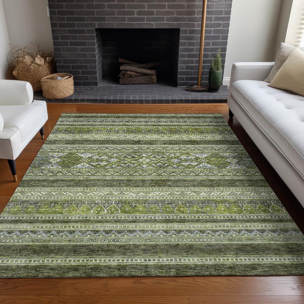 Chantille ACN714 Green 3' x 5' Rug. Picture 6