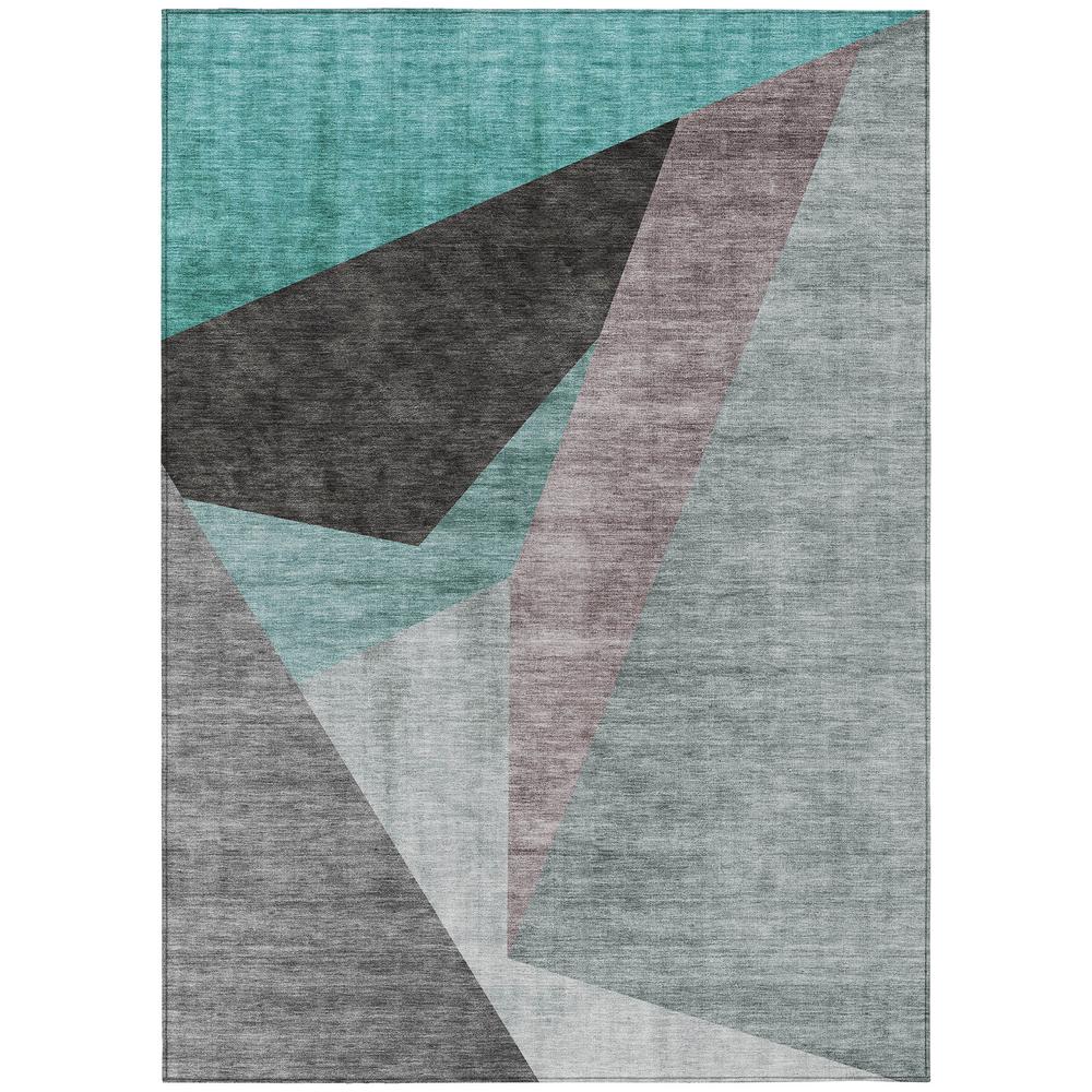 Chantille ACN716 Teal 3' x 5' Rug. Picture 1