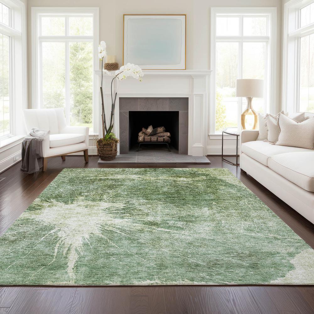 Chantille ACN719 Green 3' x 5' Rug. Picture 6